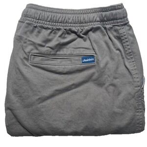 Chubbies Mens Sz L 7in With Drawstring Stretch Shorts Gray Classic Preppy-1239